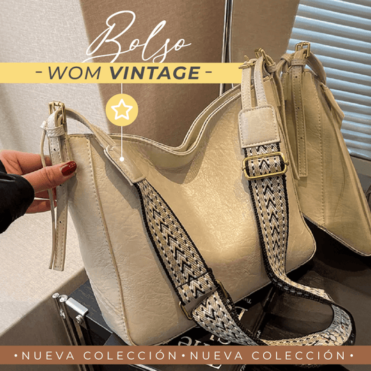 Bolso Wom Vintage - Garantía 4 Meses